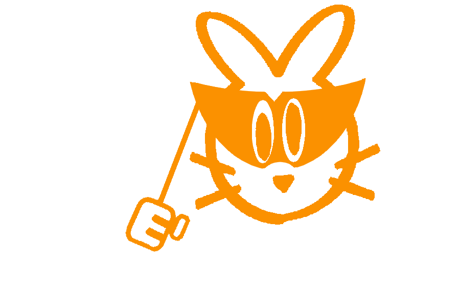 Lapin Herbert avec un masque de Bal