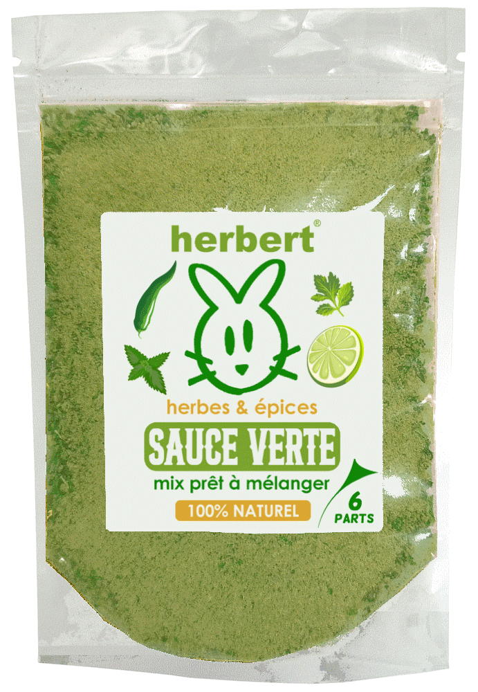 Sachet d'herbes et &eacute;pices pour Sauce Verte indienne